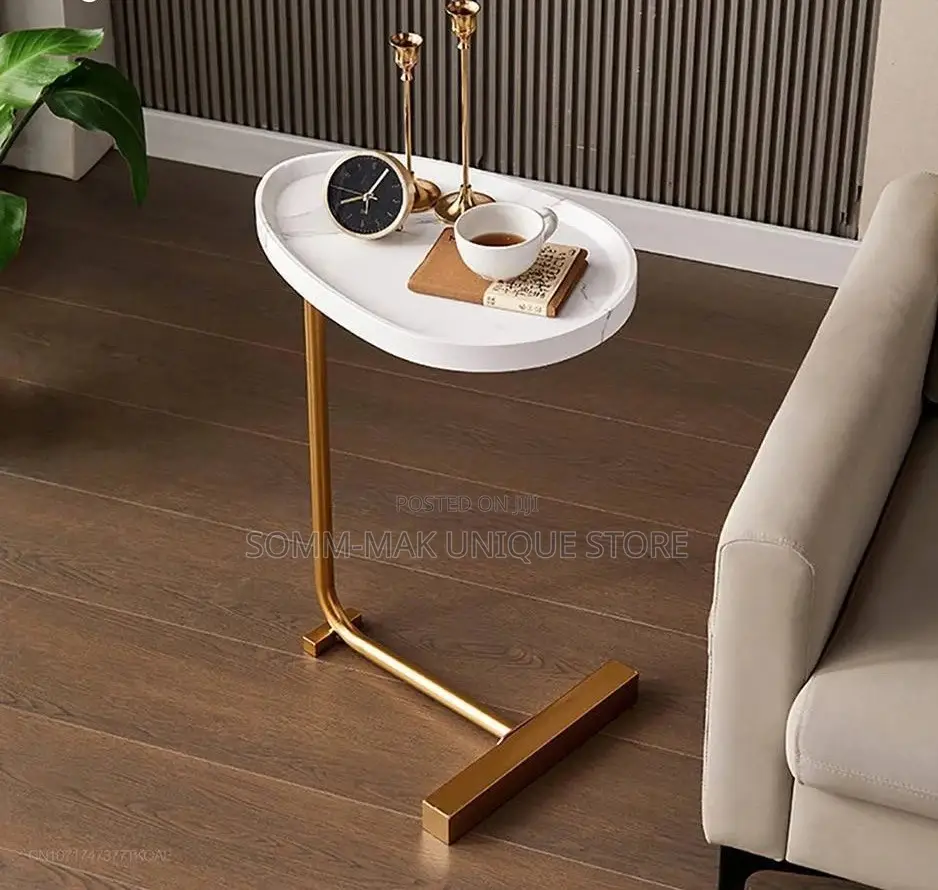 Side Round C Coffee Table - Gold