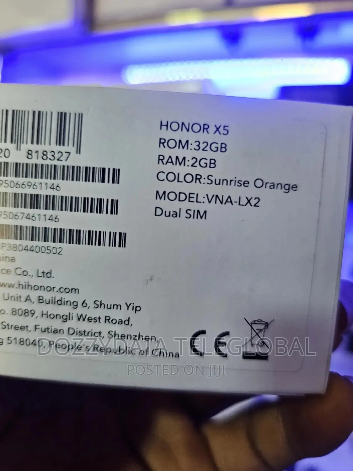 New Honor X5 32 GB Orange