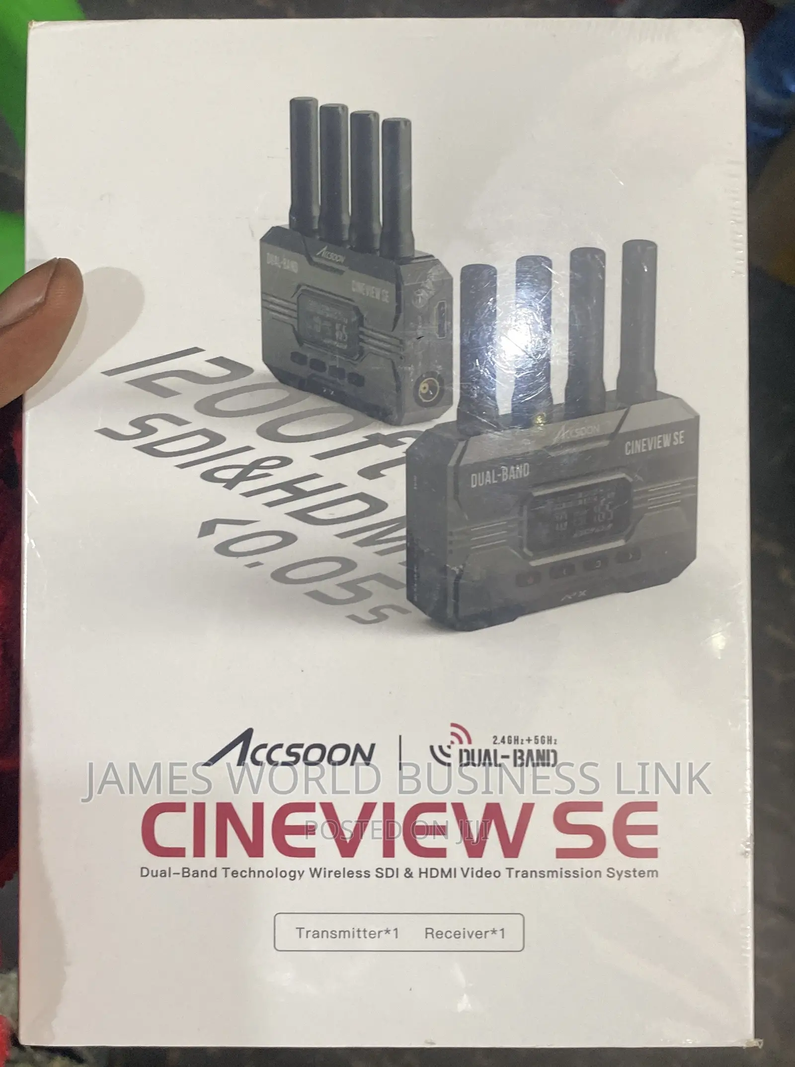 Wireless Transmitter Sdi and Hdmi Cineview Se 1200ft
