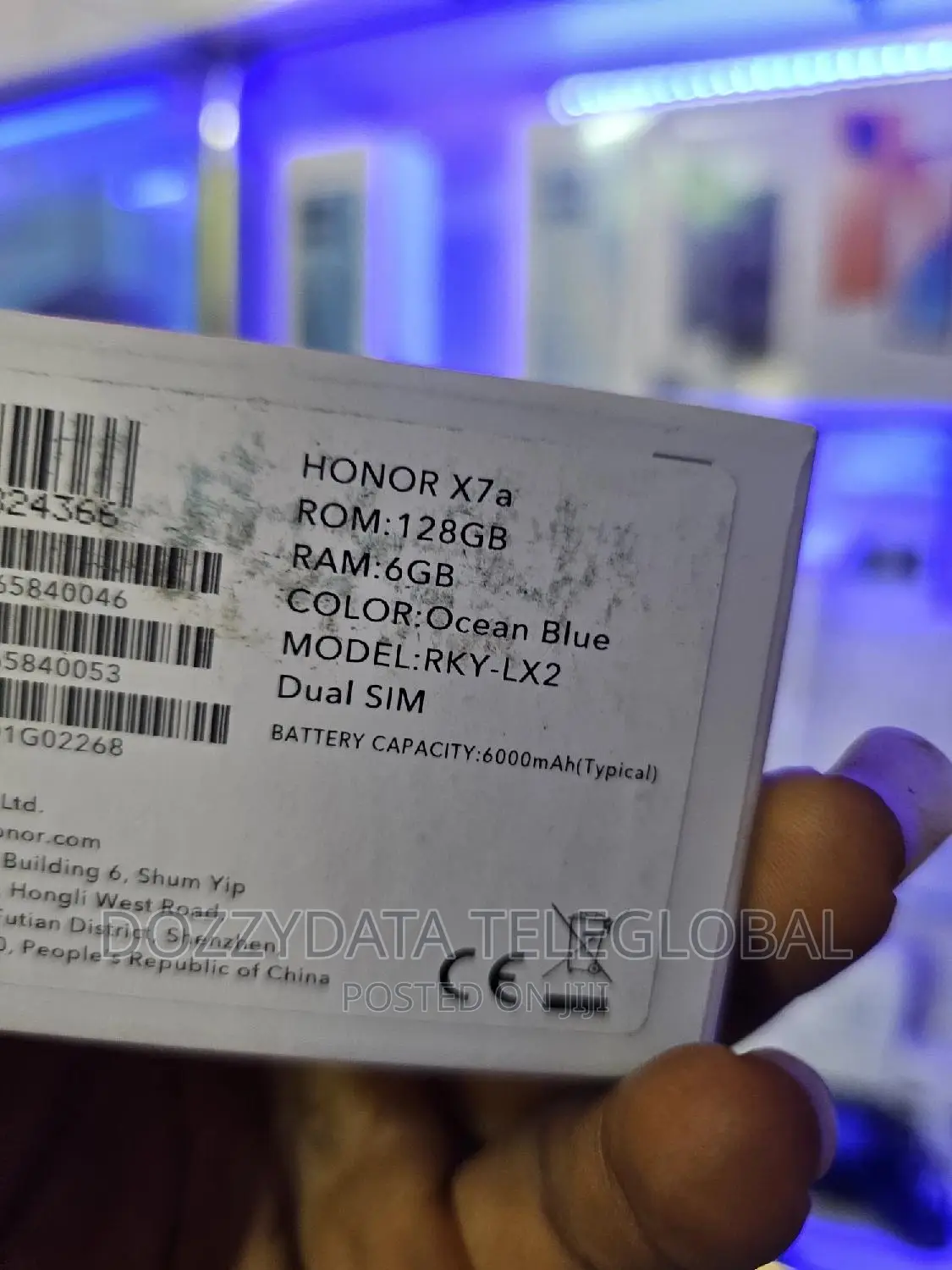 New Honor X7a 128 GB Blue
