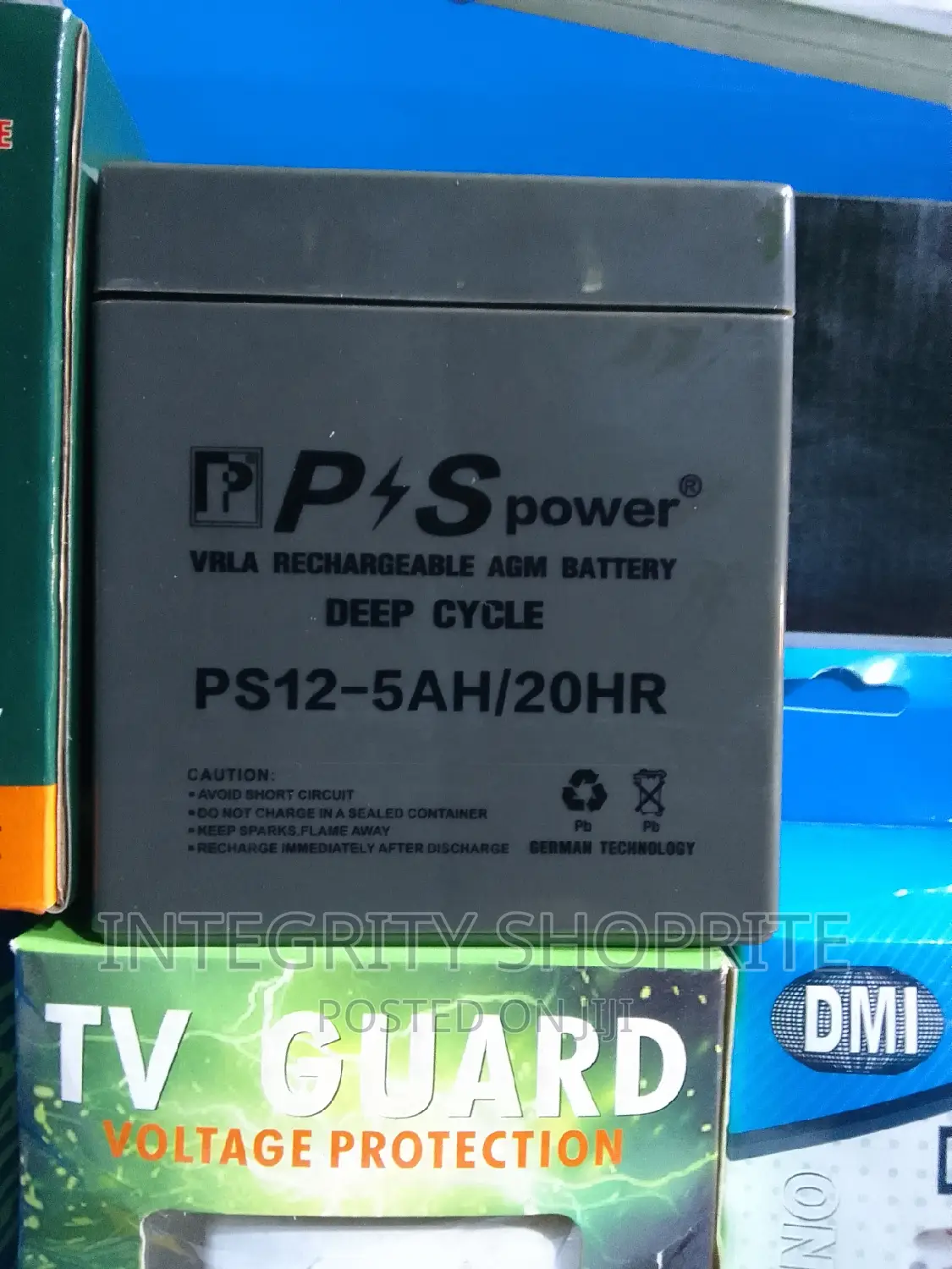 P S 12 -5ah -20hr Power Rechargeable Battery