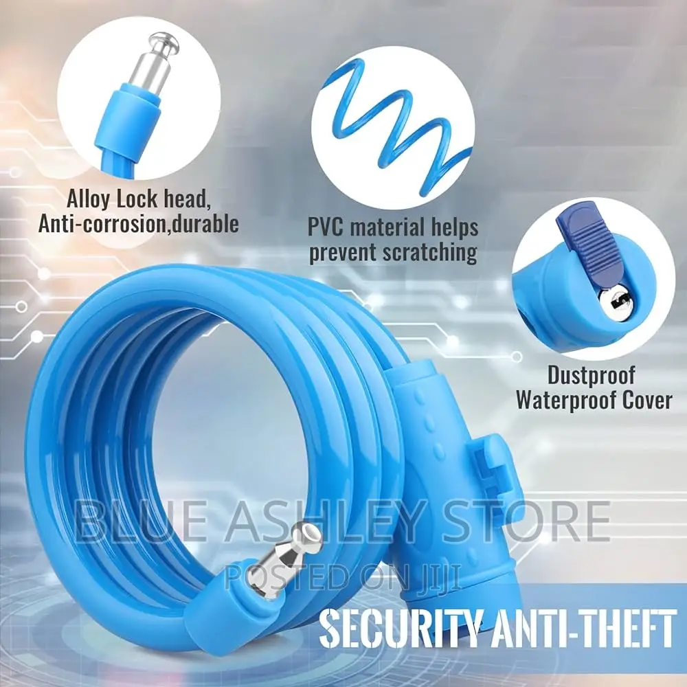 Bicycle Lock Cable, [4ft/1.2m] Diyife Bike Lock