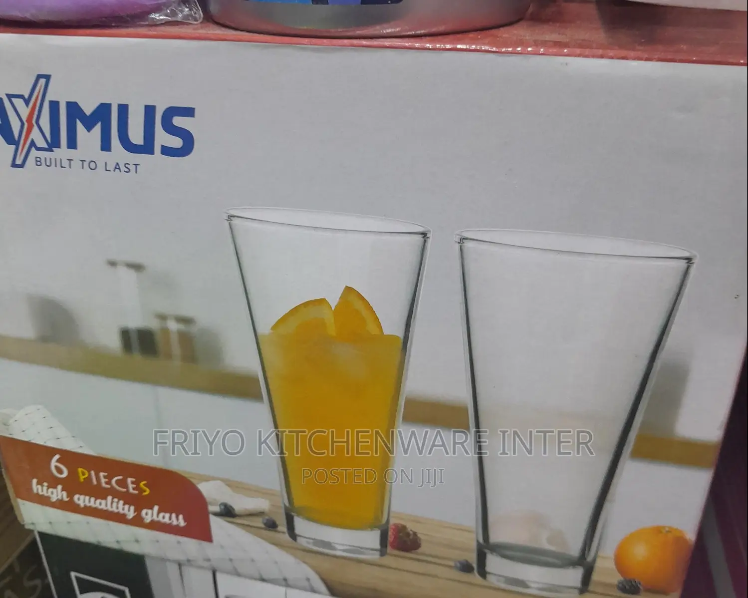 6pc Glass Cups