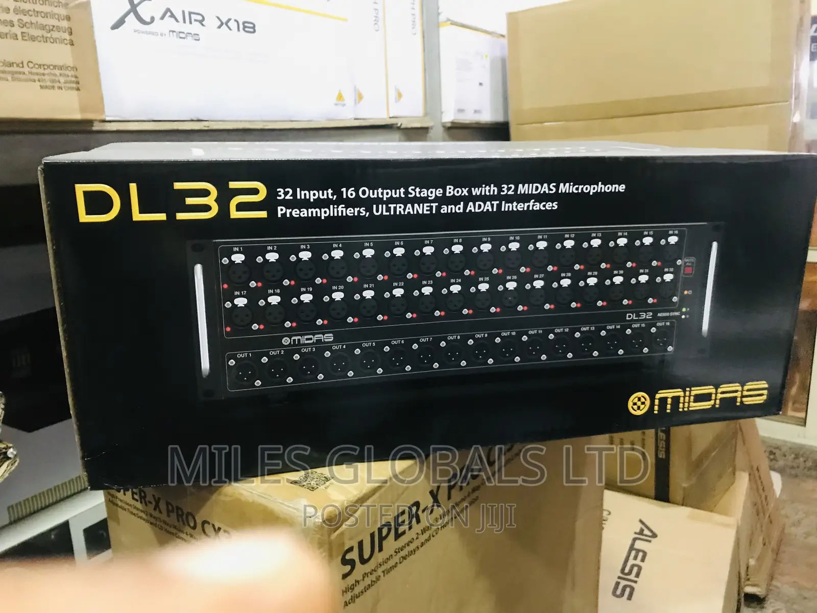 Midas Dl32 32-Input / 16-Output Stage Box