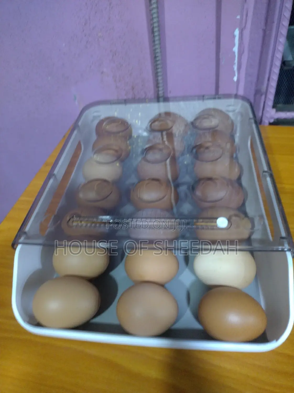 Scrolling Egg Tray Storage Holder Container With Lid