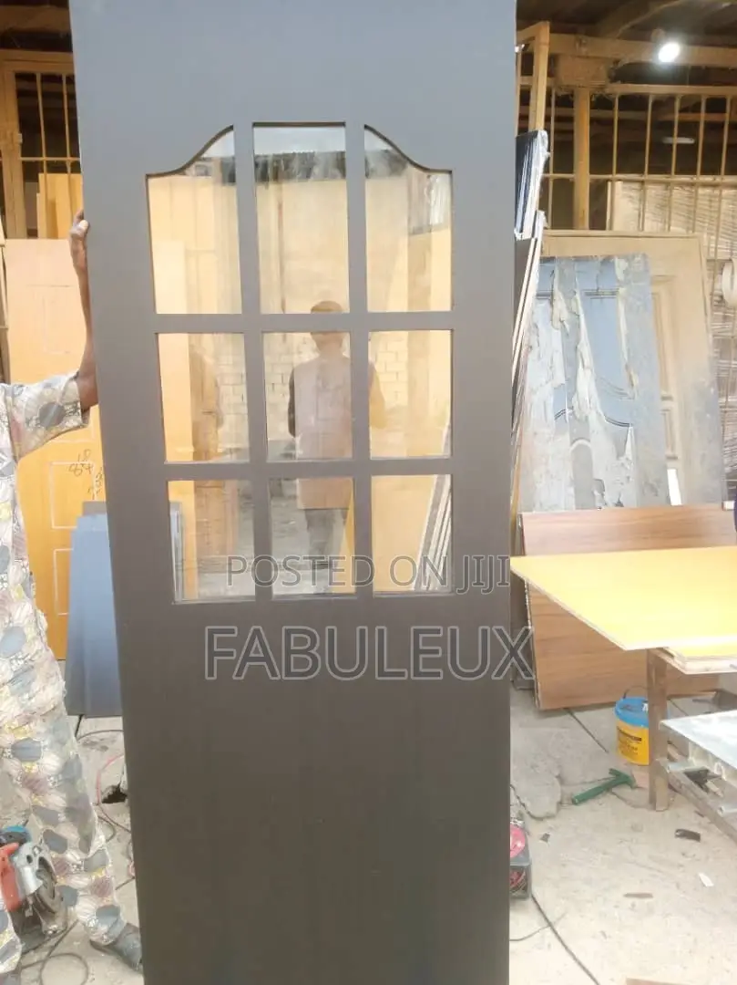 HDF Kitchen Door With Complete Frame and Architraves