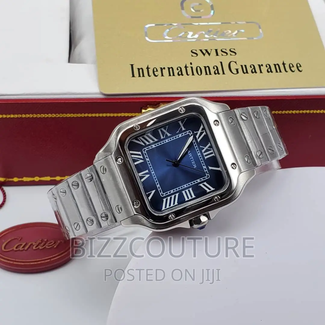 Original CARTIER Silver Steel Chain Watch Available in Store