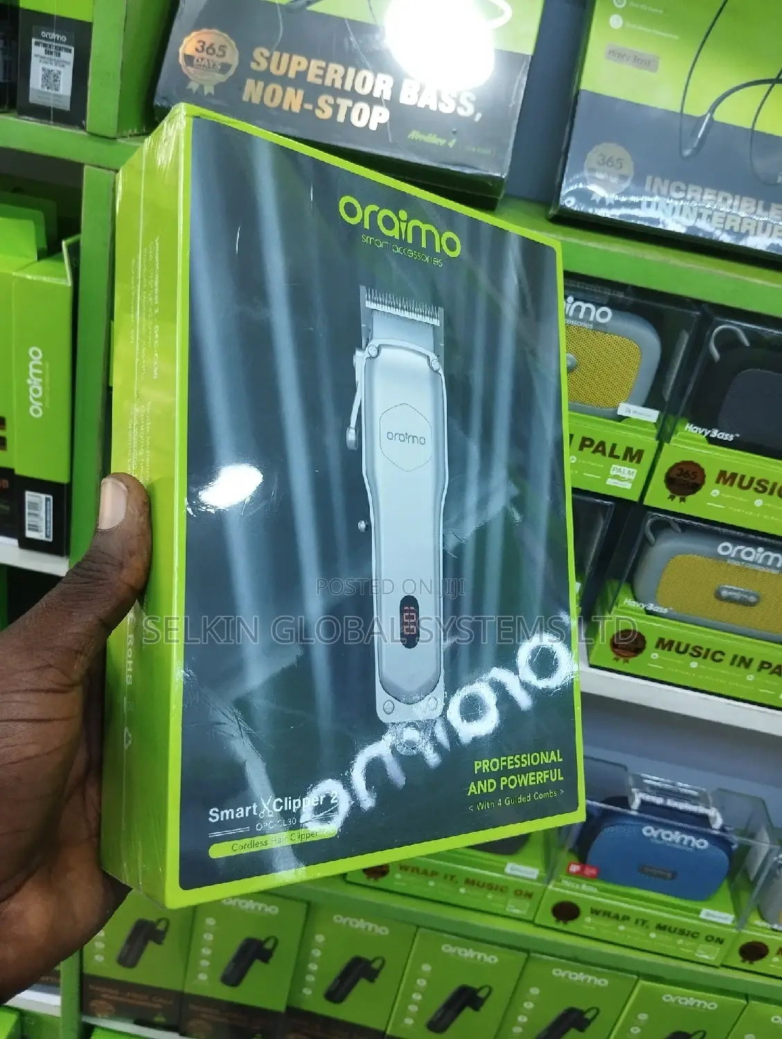 Oraimo Professional Cordless Hair Smart Clipper