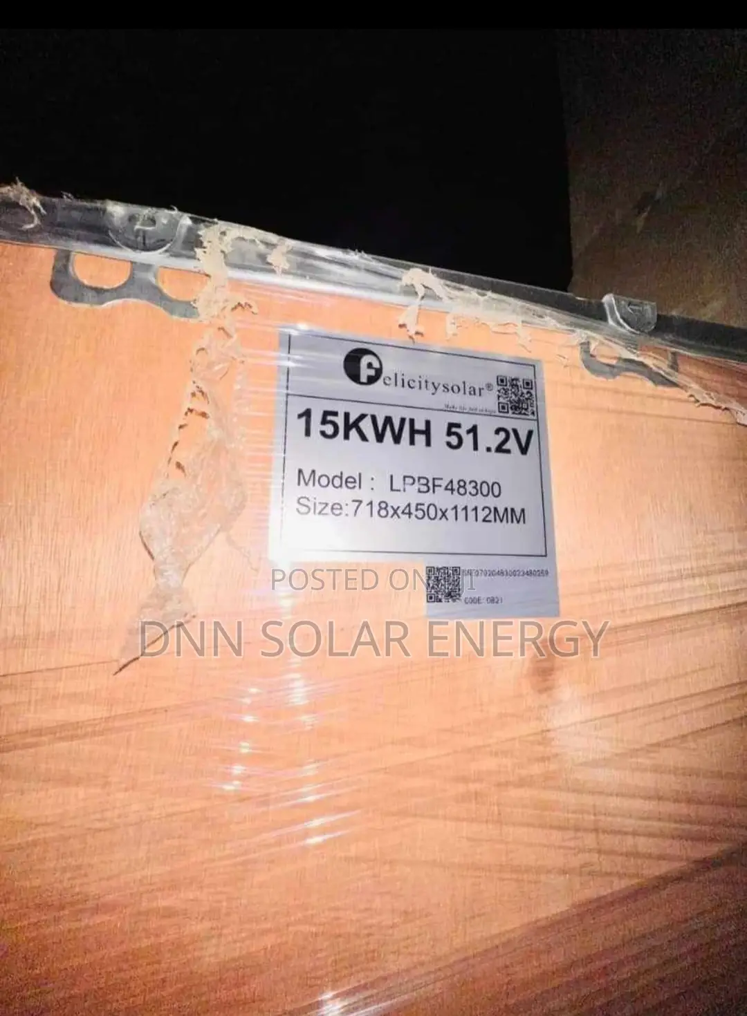 15kwh 48volts Felicity Lithium Ion Battery