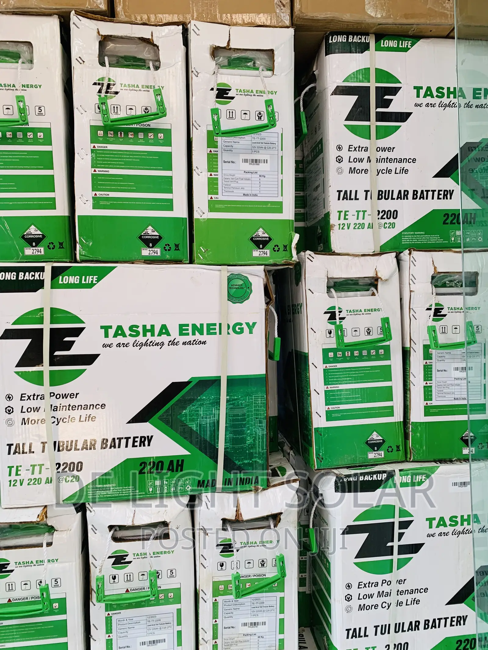 220ah Tasha Energy Tubular Battery