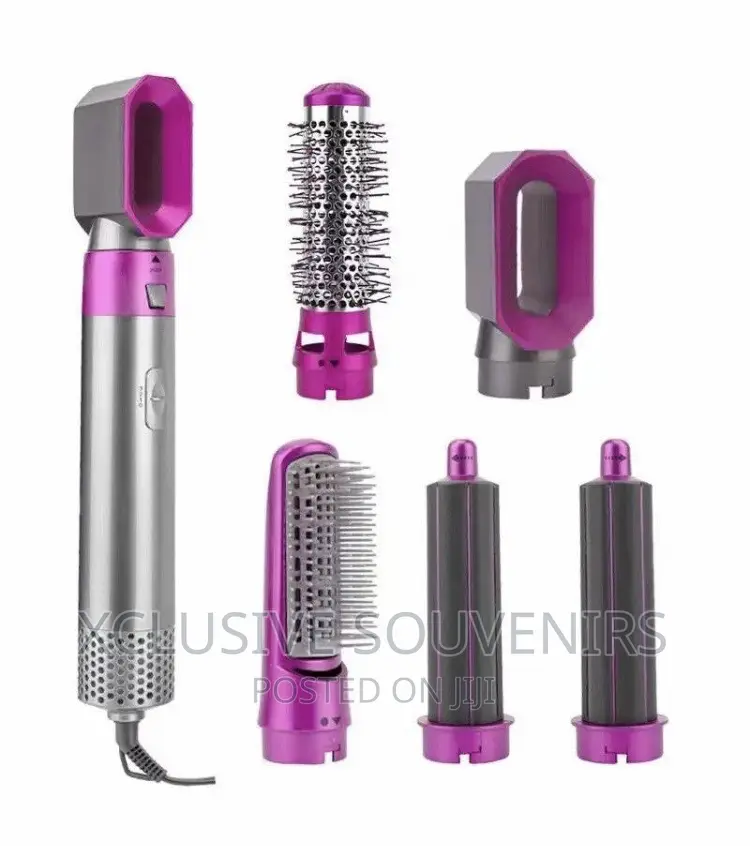 5 In 1 Hot Air Comb For Curling And Straightening Hair