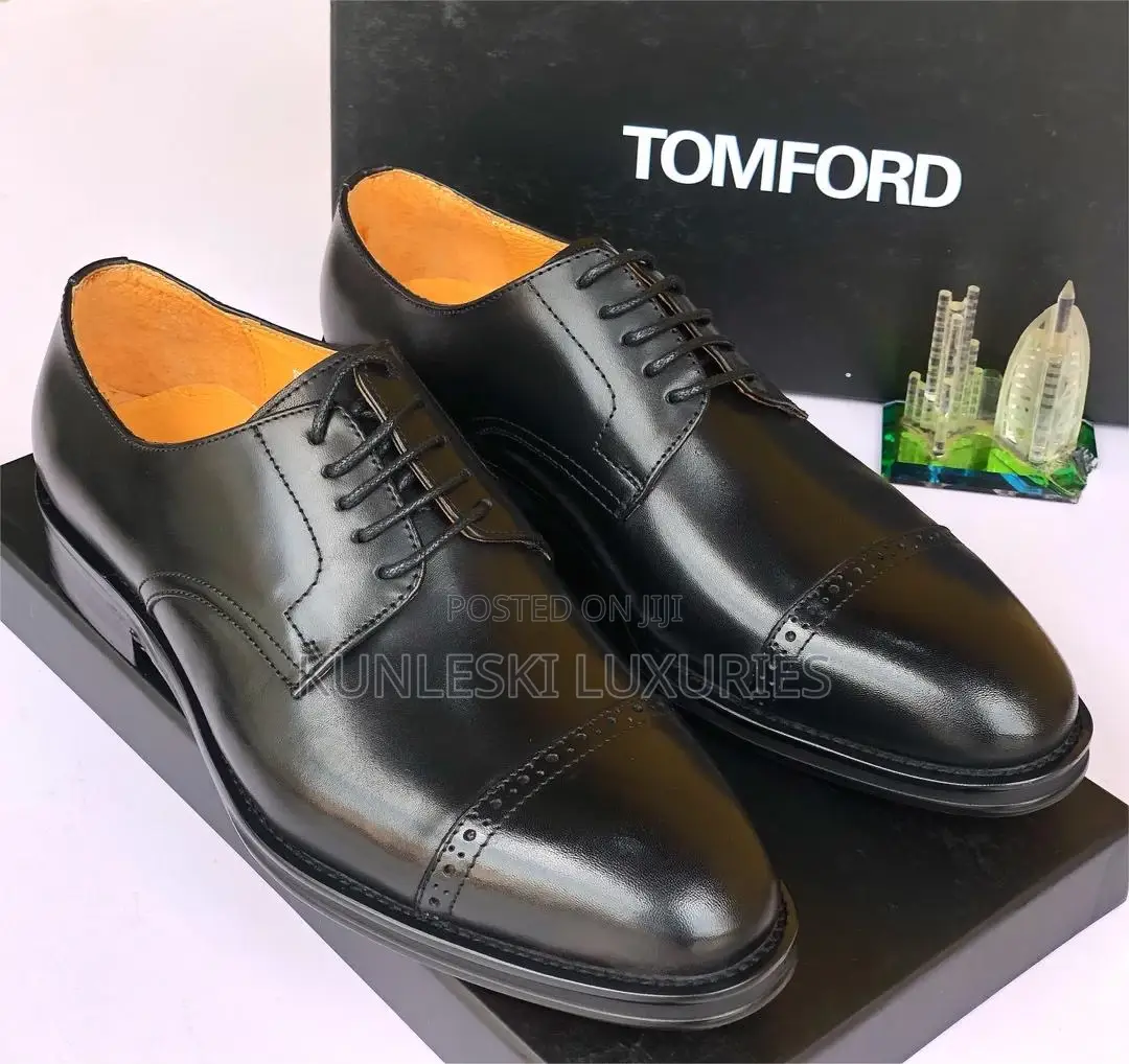 Original Tom Ford Leather Brogues Shoe for Men