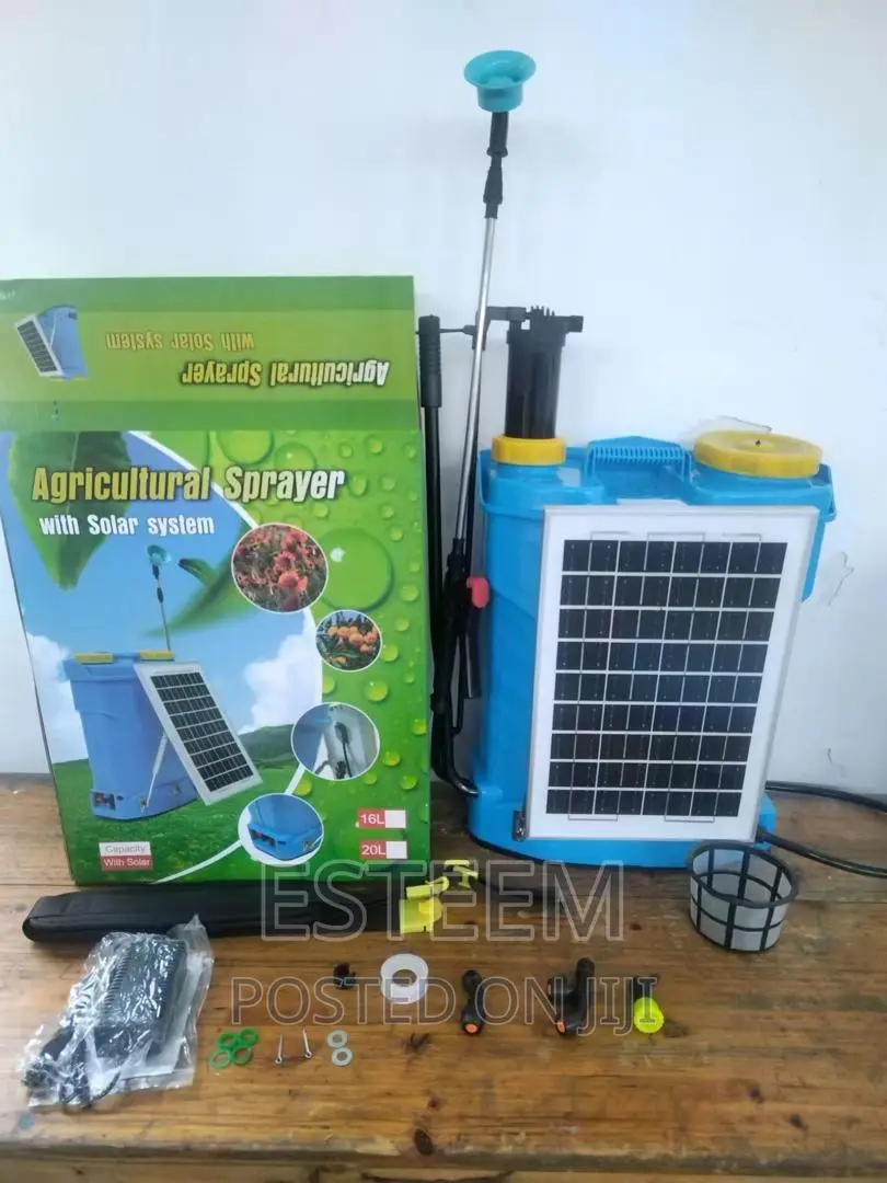 3in1solar Powered Rechargeable Battery Knapsack Sprayer -20l