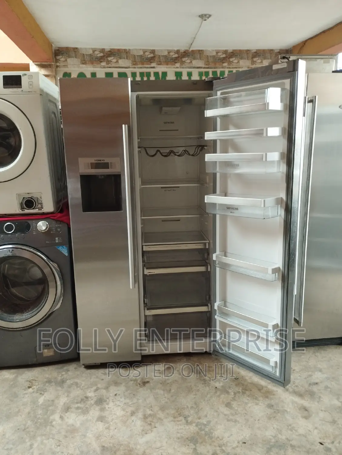 Siemens Stainless Steel Side by Side Refrigerator
