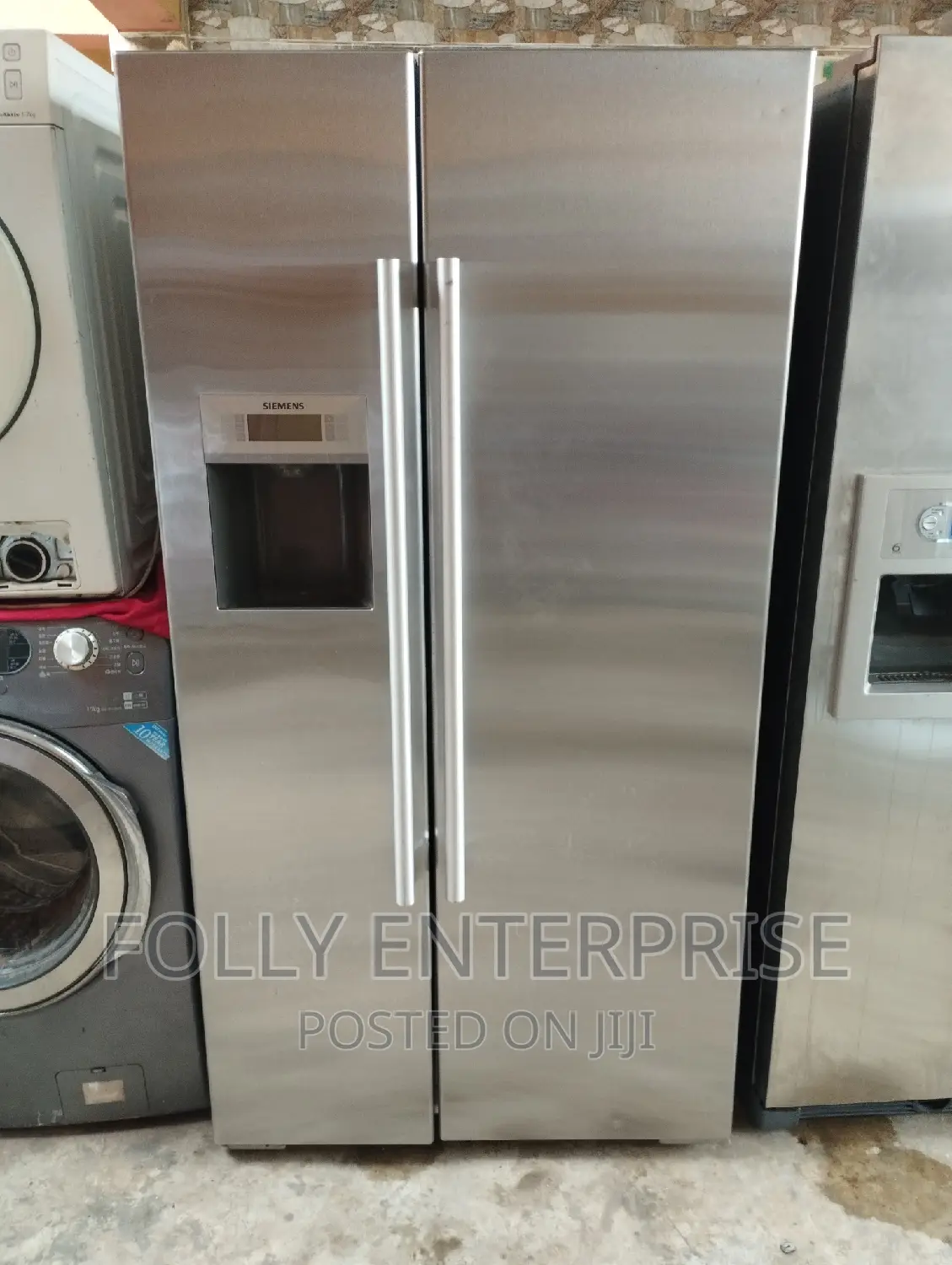 Siemens Stainless Steel Side by Side Refrigerator