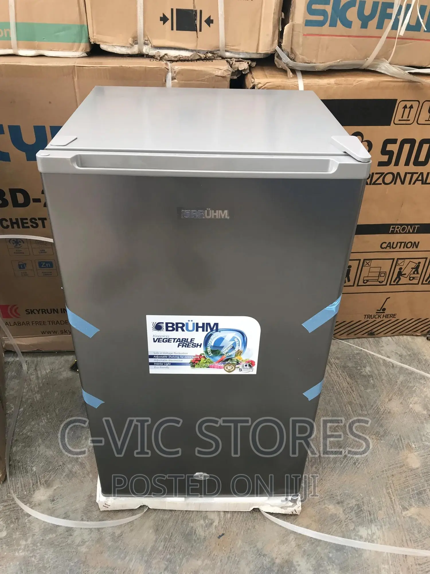Bruhm Single Door Refrigerator 93ltrs BRS-93mmds