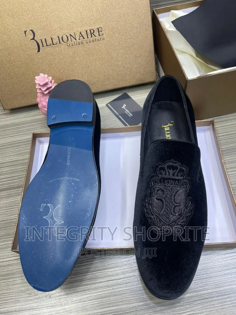 Billionaire Men's Classic Loafers Genuine Leather Shoes