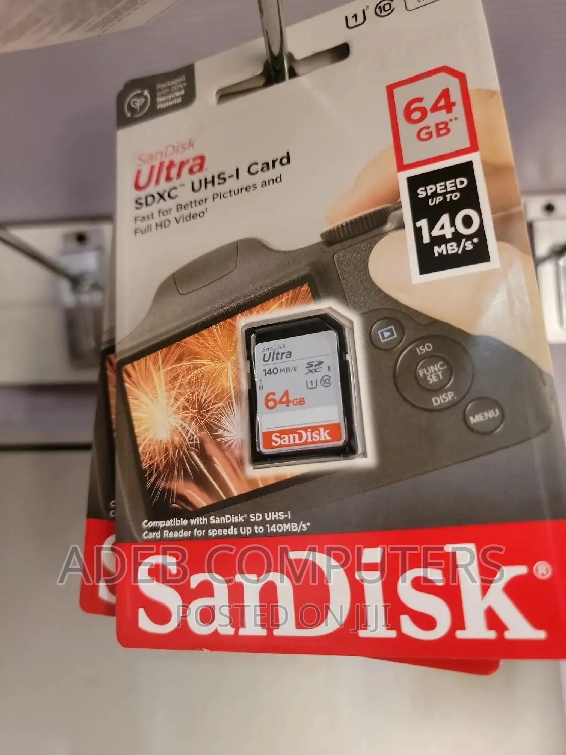64gb Sandisk SD Card for Camera