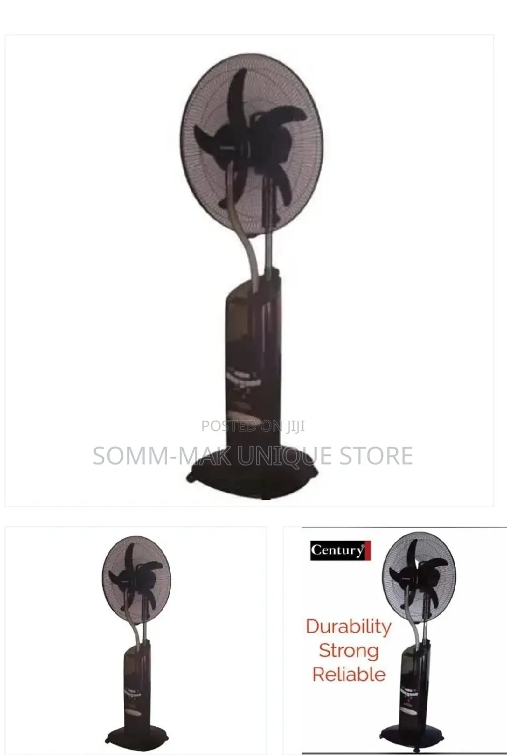 Rechargeable Mist(Water) Fan With Remote - 18" -90w