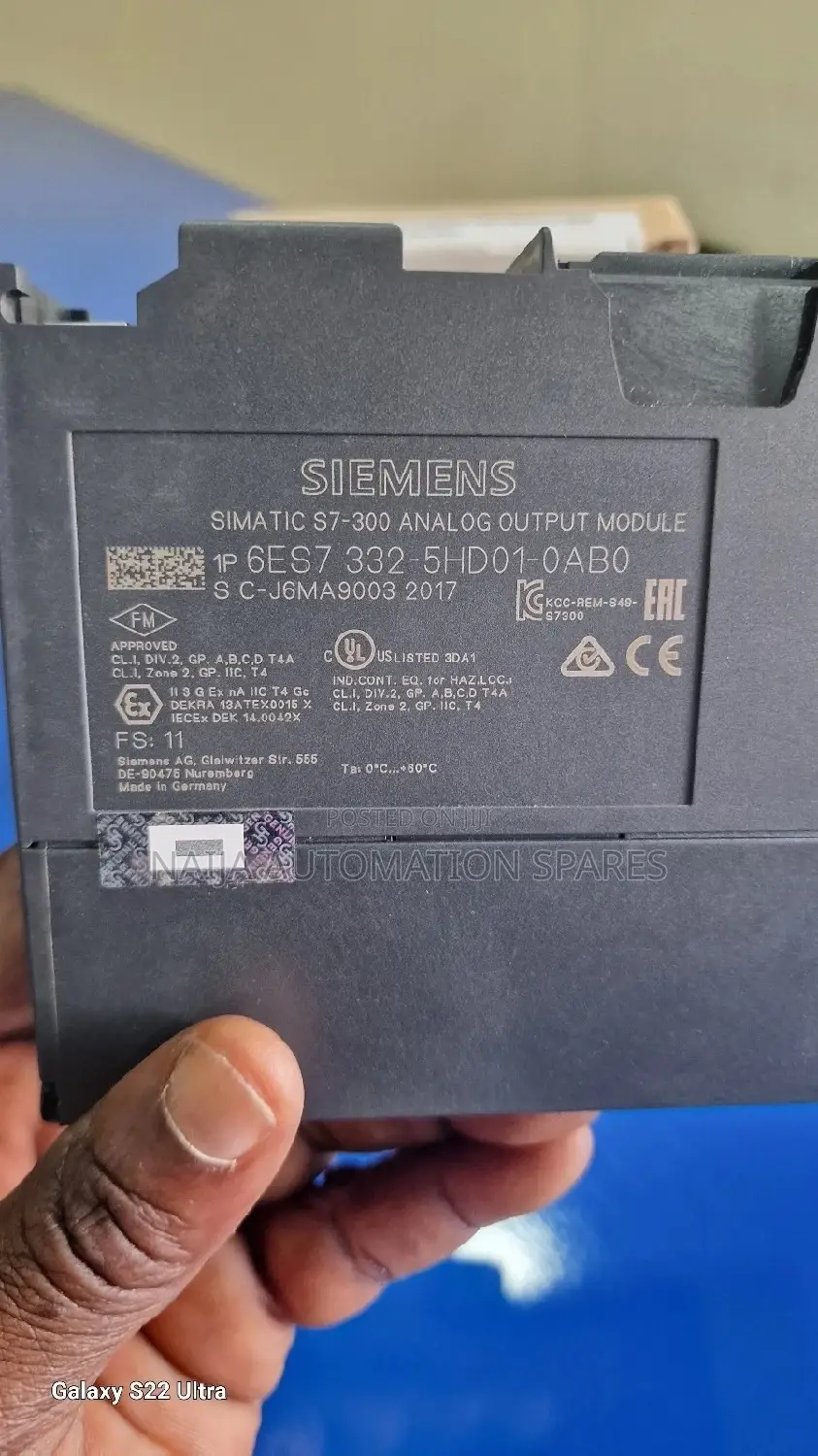Simatic S7-300 Analog Output Module - 6es7332-5hd01-0ab0