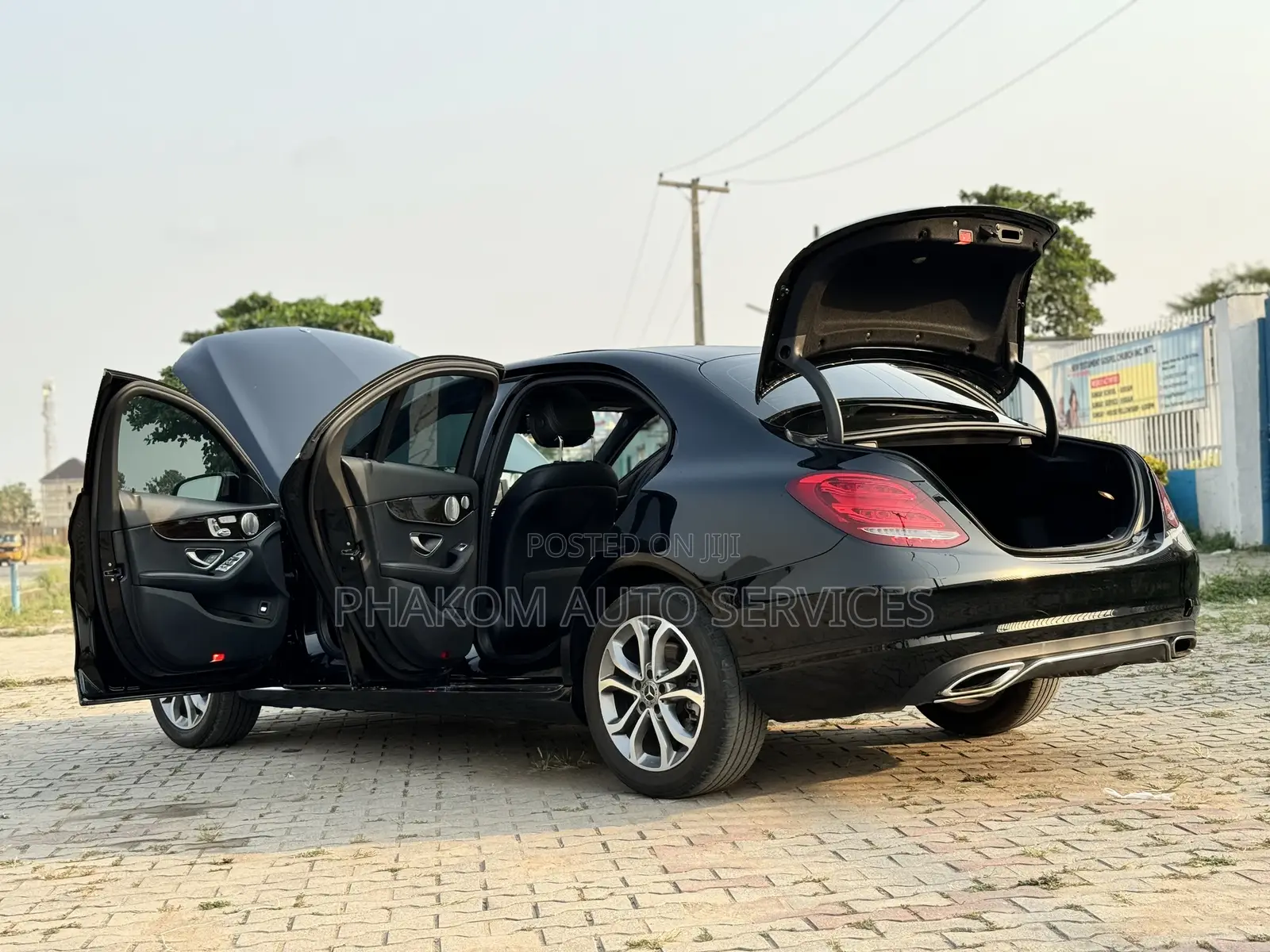 Mercedes-Benz C300 Base C300 AWD 4MATIC Sedan 2018 Black