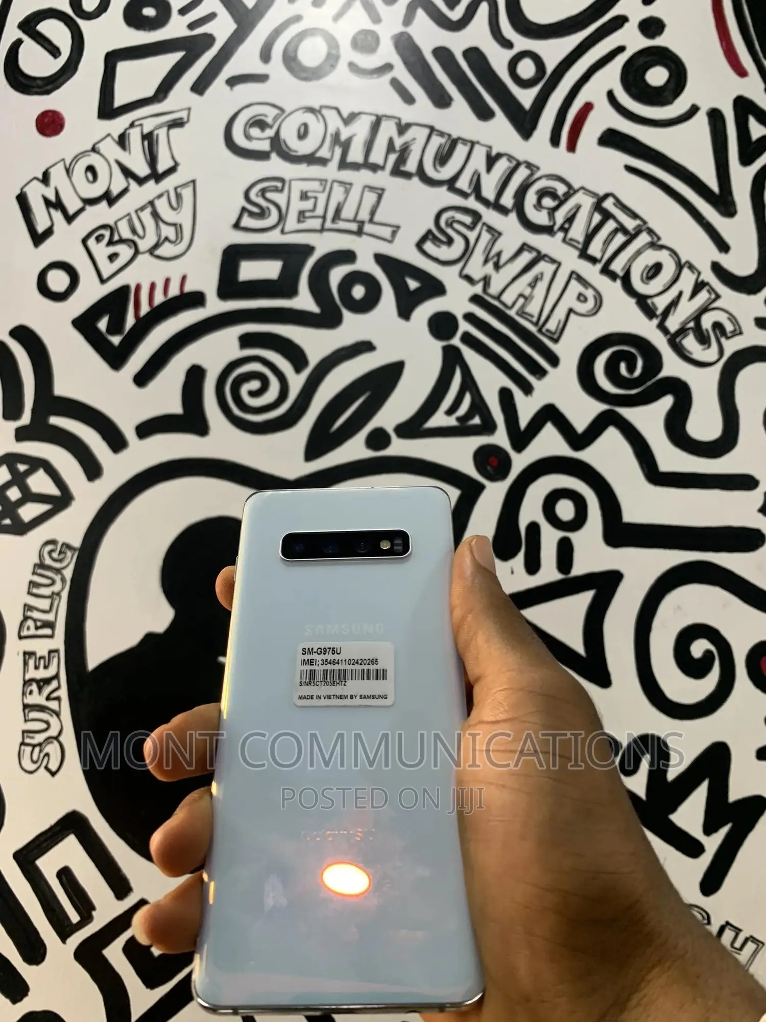 New Samsung Galaxy S10 Plus 128 GB White