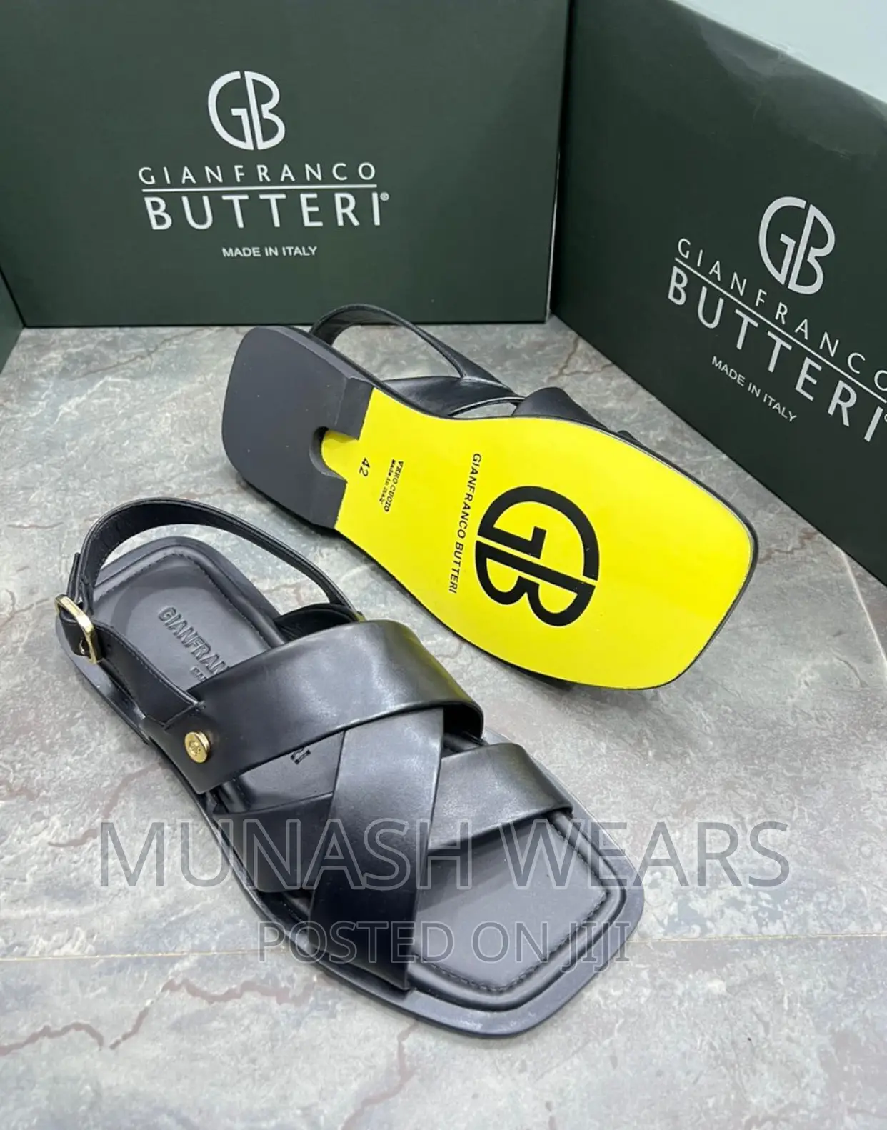 Original Italian Butteri Leather Slipers