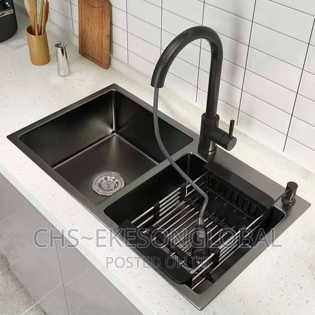 High-Quality Latest Pullout Kitchen Sink Mixer Black