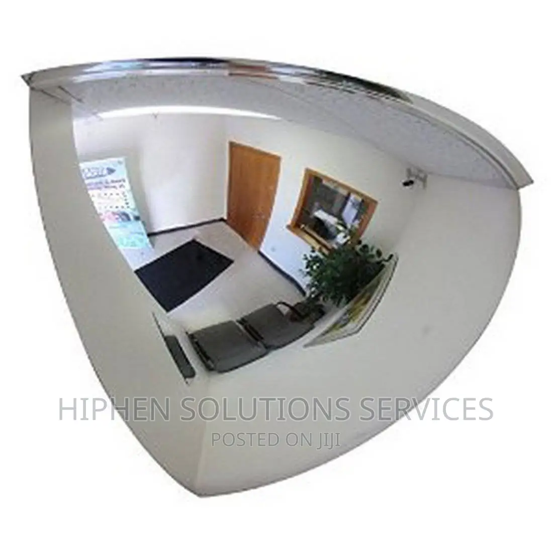 Safety Mirror Indoor Quarter Dome Convex 90deg