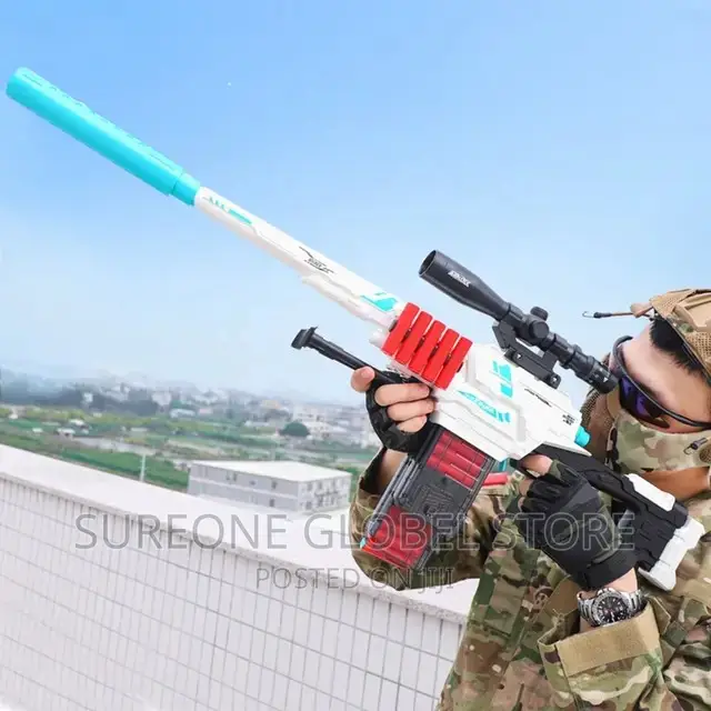 Sniper Gun With 20 Soft Bullet
