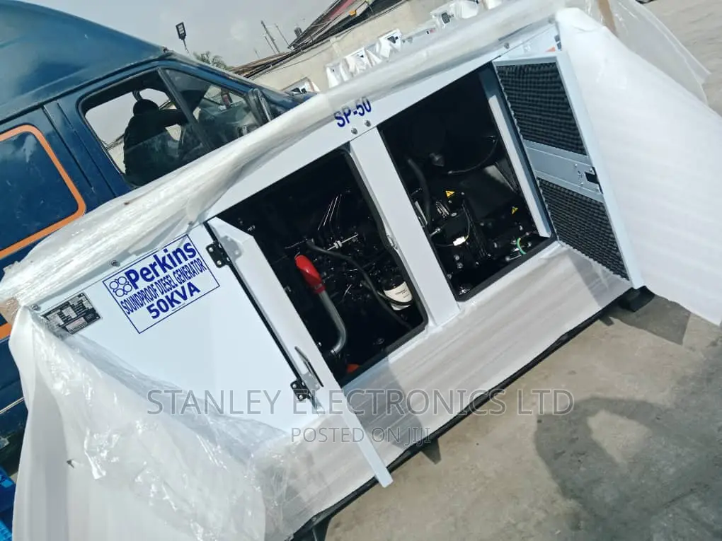 Brand New 50kva Perkins Soundproof Generator 100% Copper