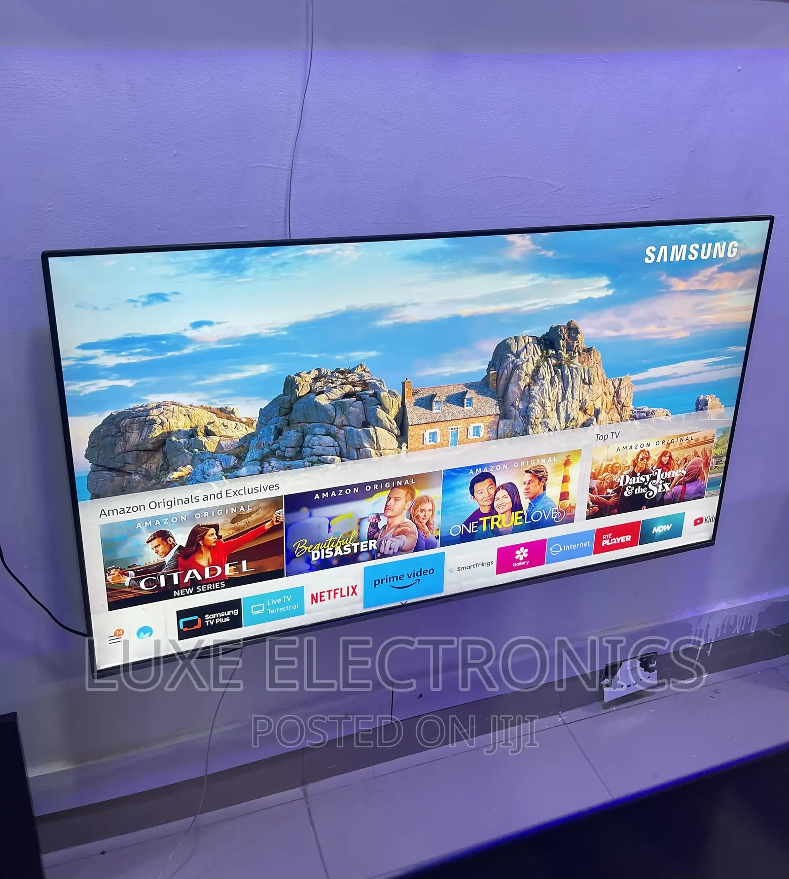 55 Inches London Used Samsung Qled HDR Smart Tv