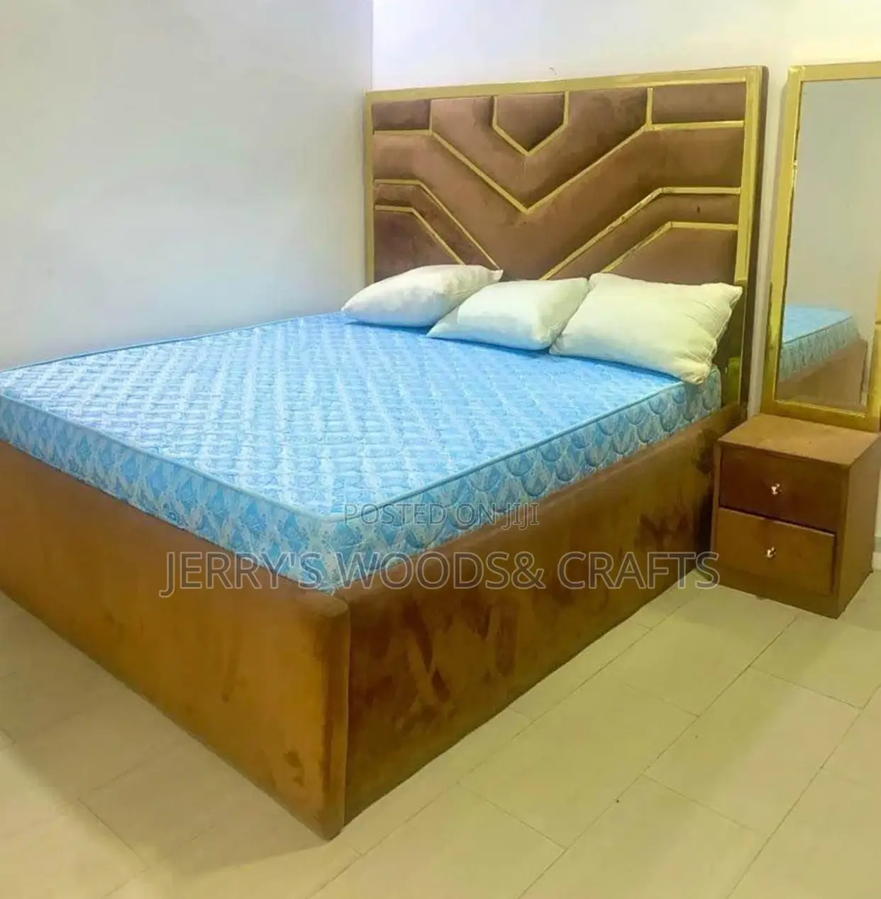 6by6 Padded Bedframe