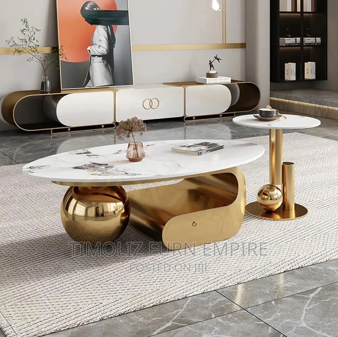 New Modern Luxury Centre Table With Side Table