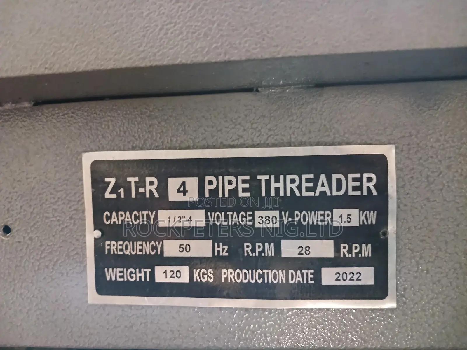 Z1 T R4 1⁄2" - 4" Pipe Threading Machine(3-Phase)