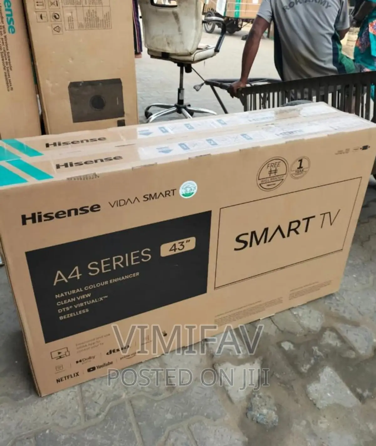 Hisense 43inches Smart Tv A4 Series Television