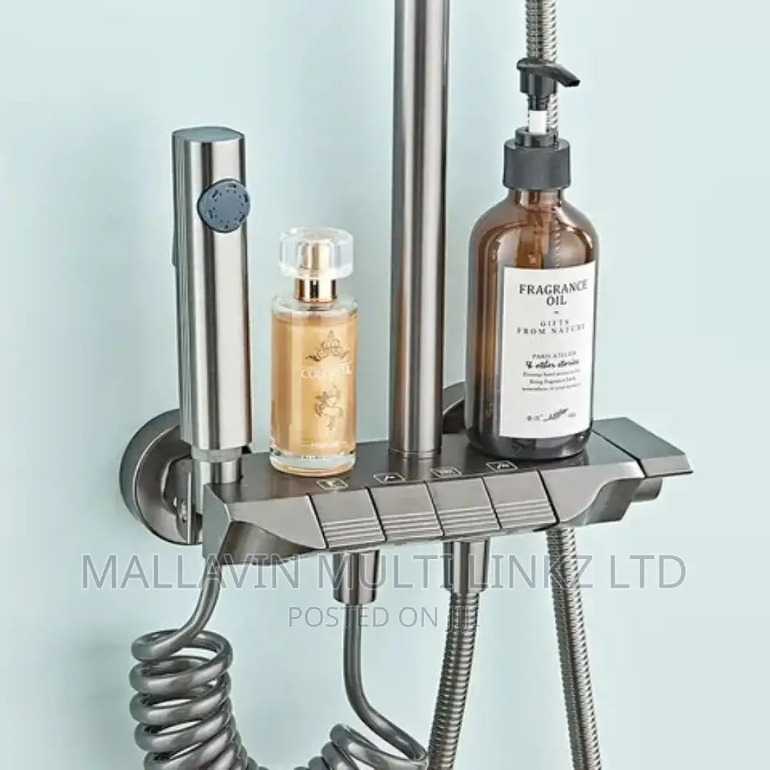 High Pressure Black Rainfall Shower Mixers