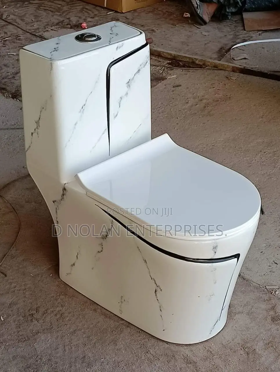 Black and White Water Closet