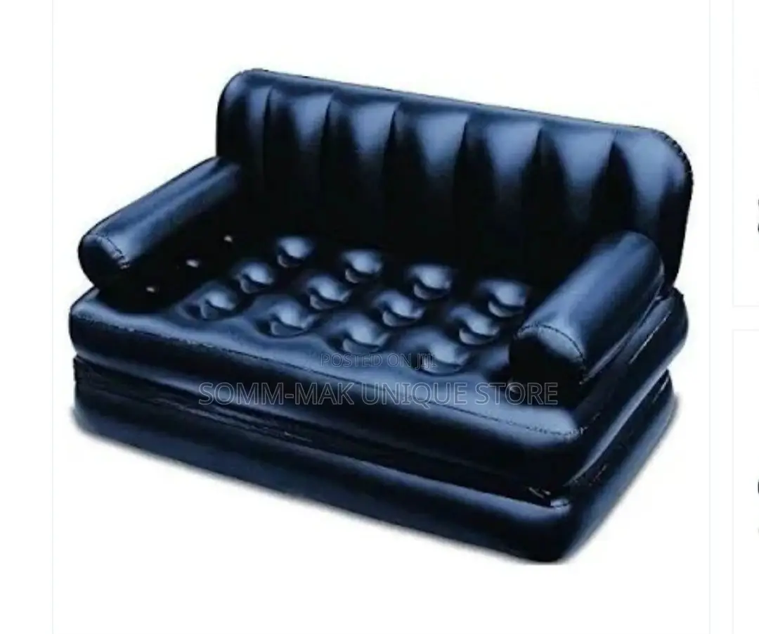 Inflatable 5-in-1 Pull-Out Sofa Chair and Bed