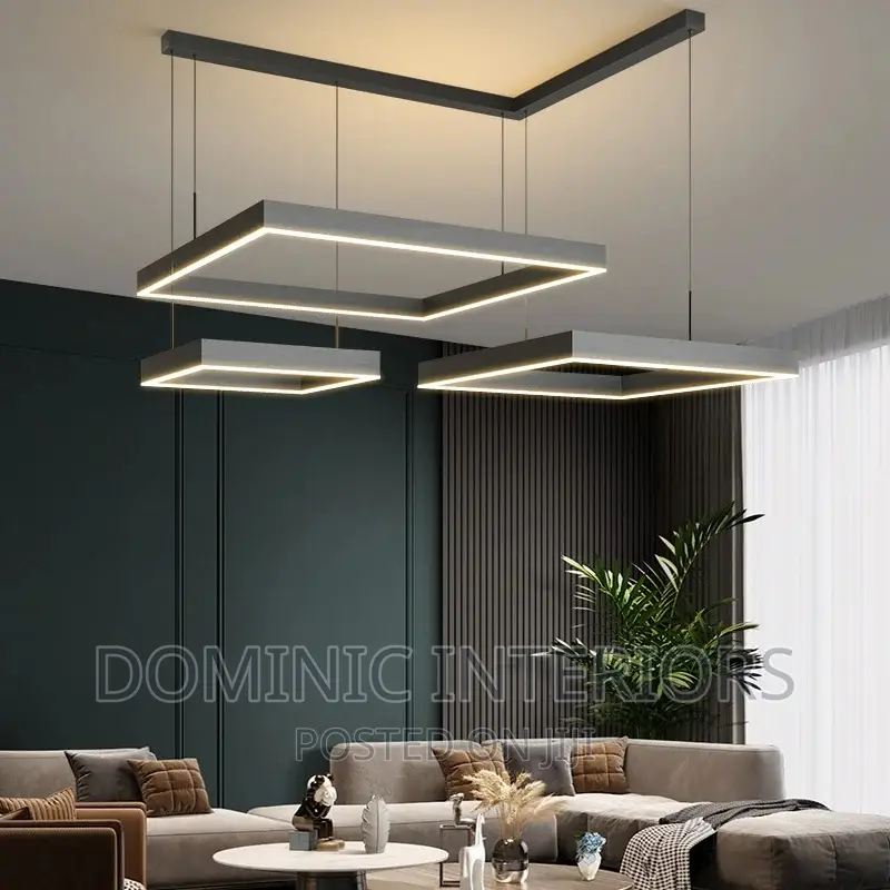 Square Bar Chandelier