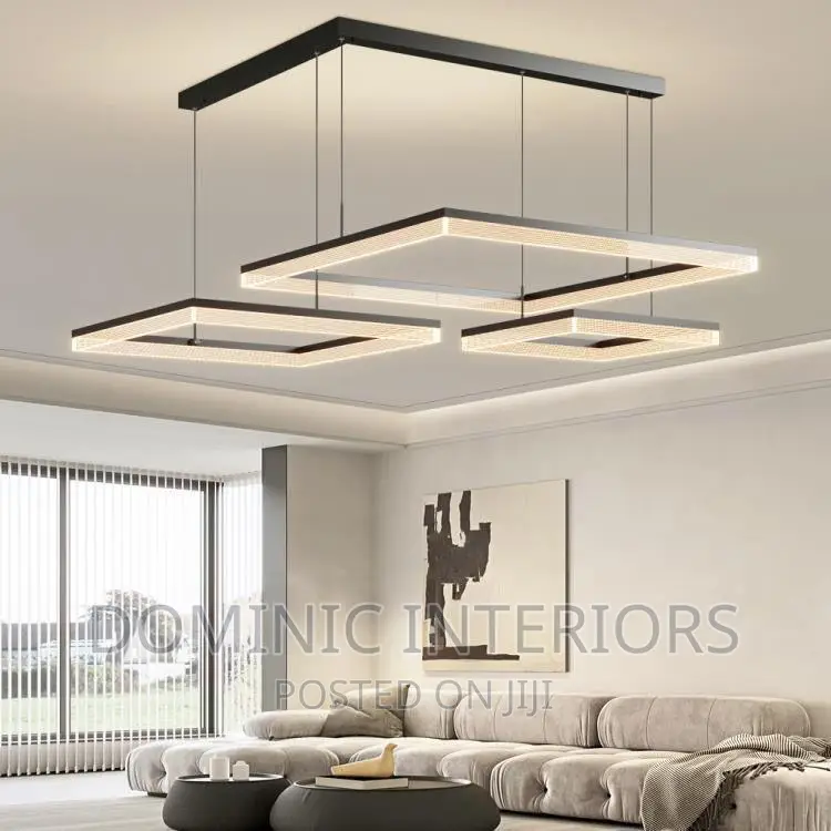 Square Bar Chandelier