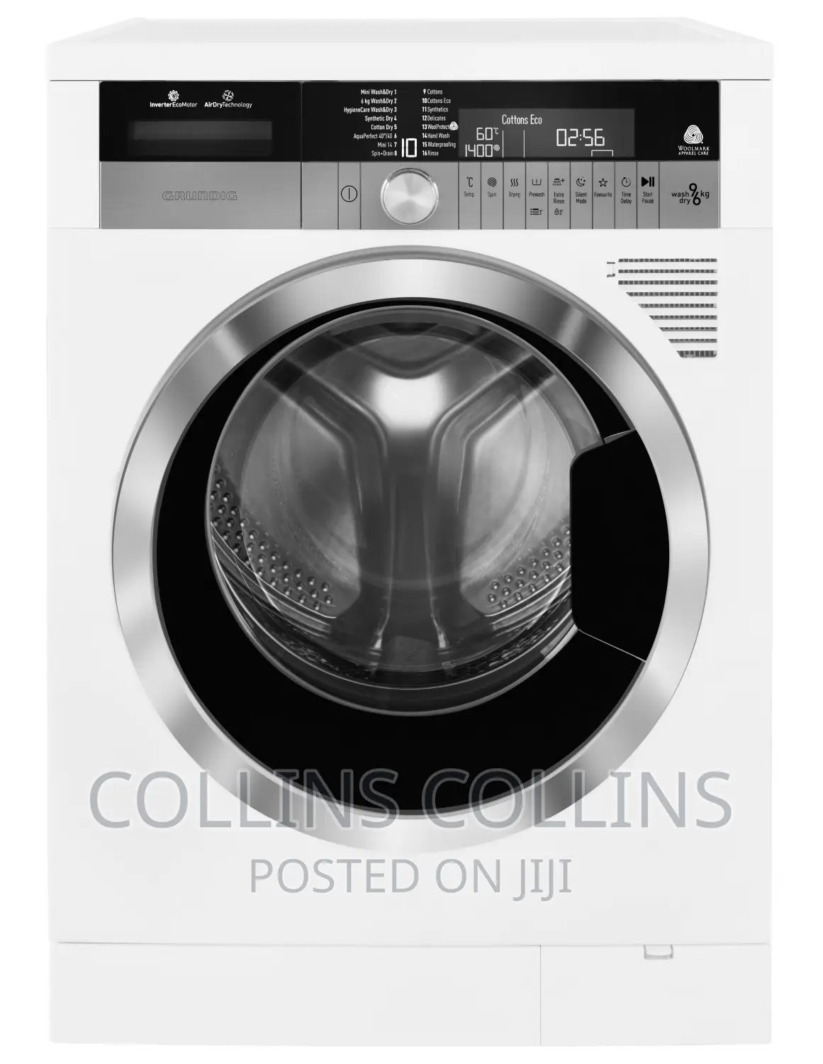 Grundig 12kg Large Capacity Washer Dryer With Air Dry
