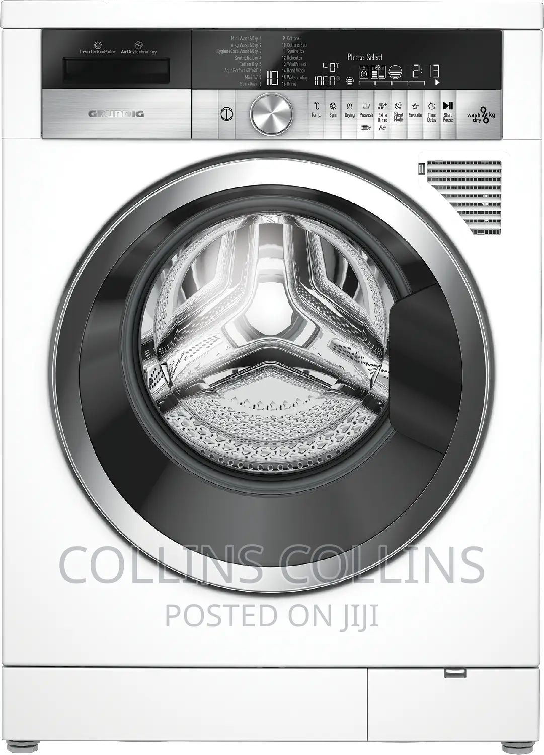 Grundig 12kg Large Capacity Washer Dryer With Air Dry