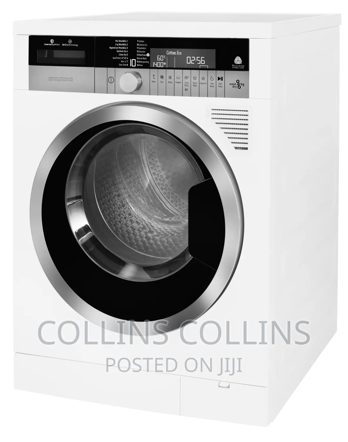Grundig 12kg Large Capacity Washer Dryer With Air Dry