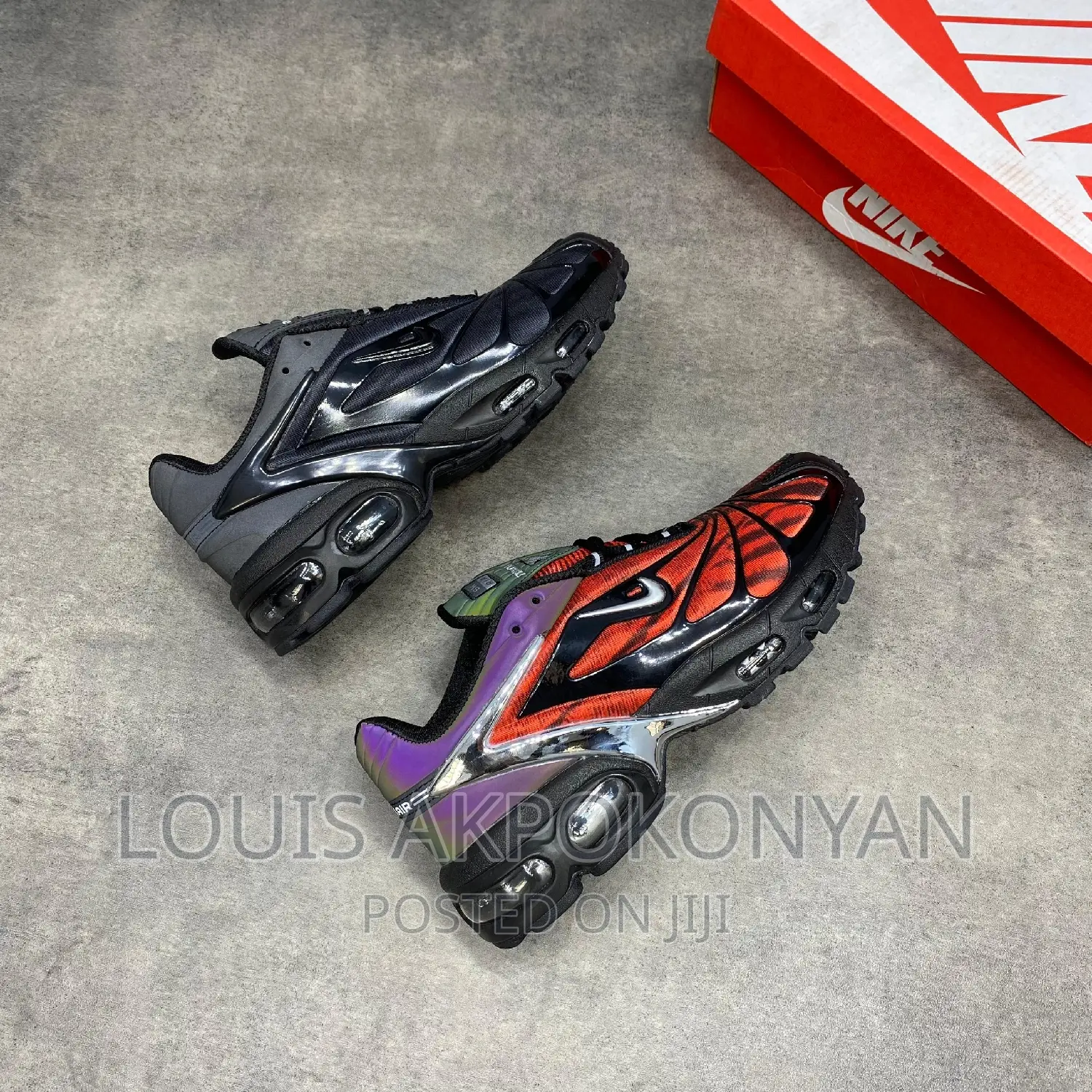 Nike X Skepta Airmax Tailwind 5 Bloody Chrome Sneakers