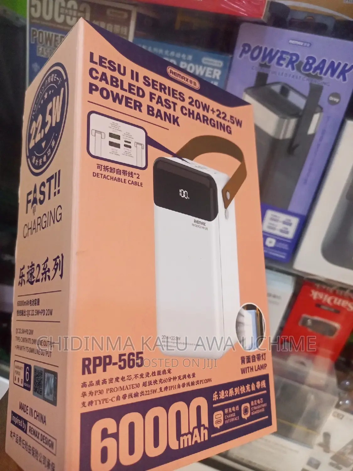 Remax 60000mah Fast Charging Power Bank