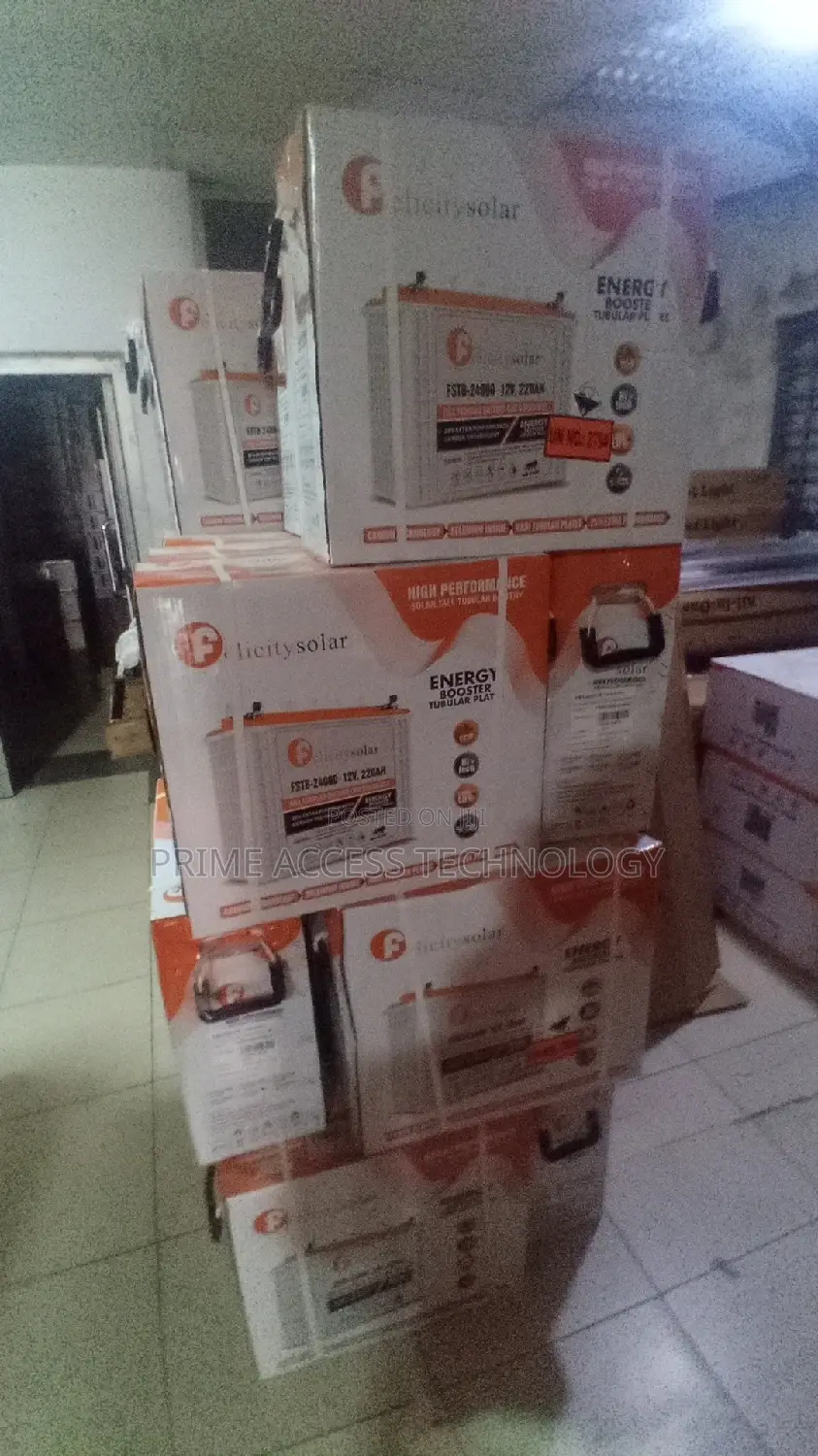 220AH 12v Tall Tubular Battery #