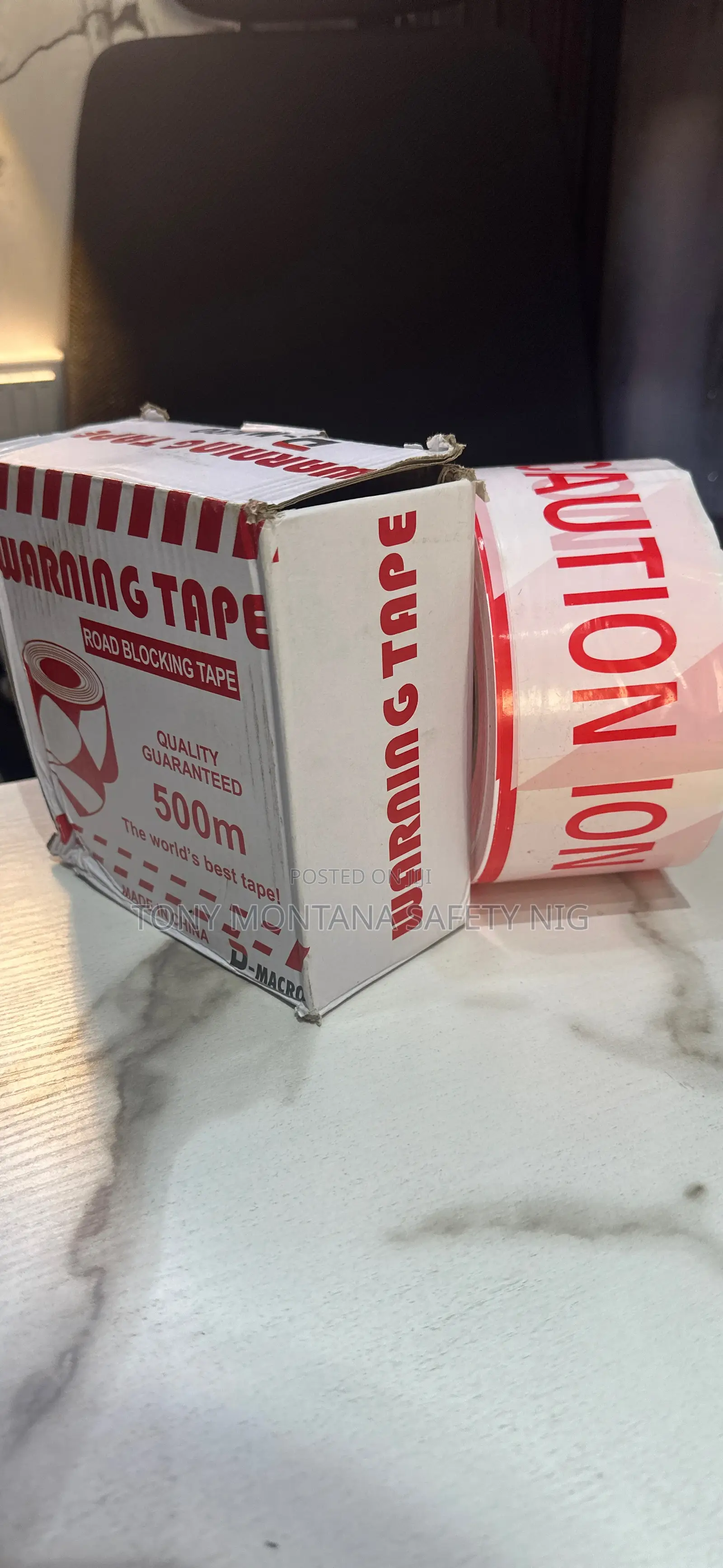 7cm X 500mtrs Safety Warning Tape