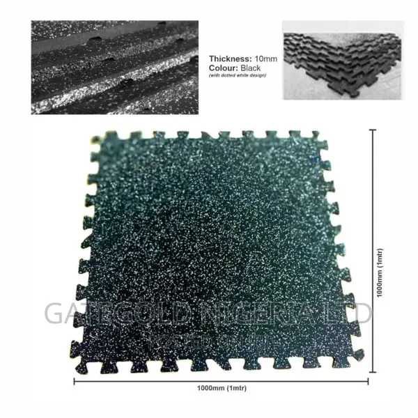Rubber Interlocking Mat 10mm (F206)
