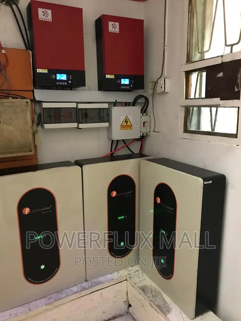 3 Lithium Batteries With 10kva Inverter Solution
